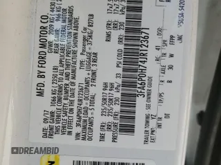 2018 Ford Fusion SE with VIN 3FA6P0H74JR123671, listed as a Copart auction lot 45188735 with 147,969 mi miles and Salvage Title. Bid and sale history available at DreamBid. Image 14.