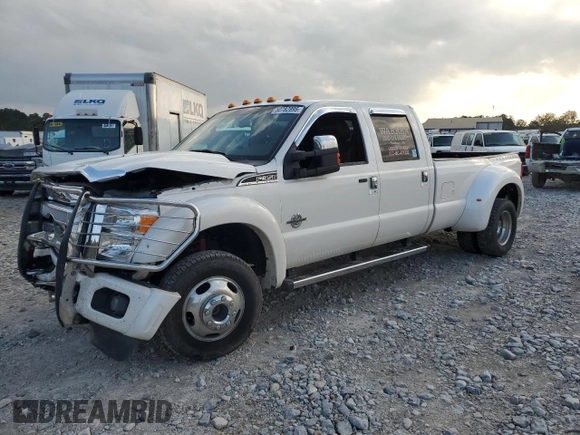2016 Ford F-350 Lariat with VIN 1FT8W3DT4GED09118, listed as a Copart auction lot 50782895 with 412,336 mi miles and Salvage title. Bid and sale history available at DreamBid. Image 1.