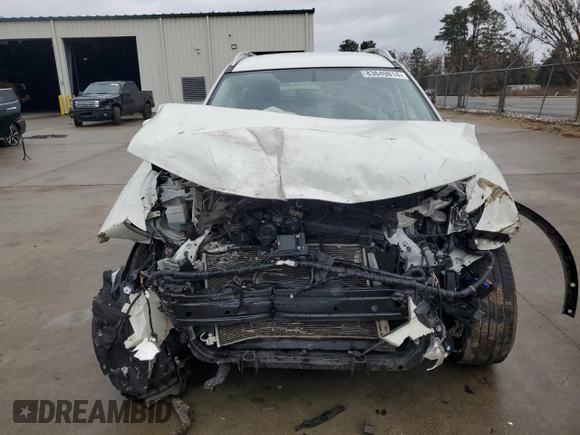 2017 Nissan Rogue SV with VIN KNMAT2MT8HP604376, listed as a Copart auction lot 83649814 with 87,119 mi miles and Salvage Title. Bid and sale history available at carsss.com. Image 5.