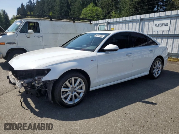 2016 Audi A6 Premium Plus with VIN WAUFGAFC1GN002394, listed as a Copart auction lot 54264485 with 152,290 mi miles and Salvage Title. Bid and sale history available at DreamBid. Image 1.