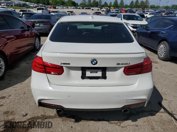 2017 BMW 3 Series 340i xDrive with VIN WBA8B7C30HK858738, listed as a Copart auction lot 53578294 with 73,881 mi miles and Salvage Title. Bid and sale history available at carsss.com. Image 6.