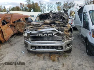 2022 Ram 3500 Laramie with VIN 3C63R3ML9NG141586, listed as a Copart auction lot 76458344 with 0 mi miles and Salvage Title. Bid and sale history available at carsss.com. Image 5.