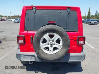 2020 Jeep Wrangler Unlimited Sport S with VIN 1C4HJXDN2LW279810, listed as a IAAI auction lot 42316998 with 106,667 mi miles and . Bid and sale history available at DreamBid. Image 15.