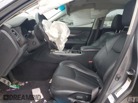 2018 Infiniti Q70 Luxe with VIN JN1BY1PR9JM370727, listed as a Copart auction lot 85170544 with Not provided miles and Clean title. Bid and sale history available at DreamBid. Image 7.