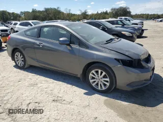 2012 Honda Civic Cpe EX-L with VIN 2HGFG3B15CH518961, listed as a Copart auction lot 47932635 with Not Provided miles and Salvage Title. Bid and sale history available at carsss.com. Image 4.
