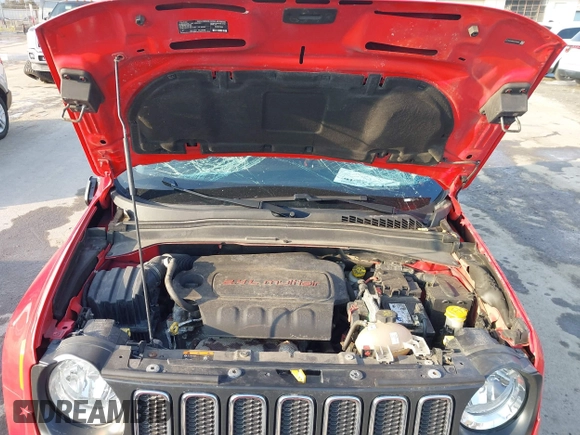2017 Jeep Renegade Altitude with VIN ZACCJBBB7HPF99635, listed as a IAAI auction lot 41722246 with 64,749 mi miles and . Bid and sale history available at DreamBid. Image 10.