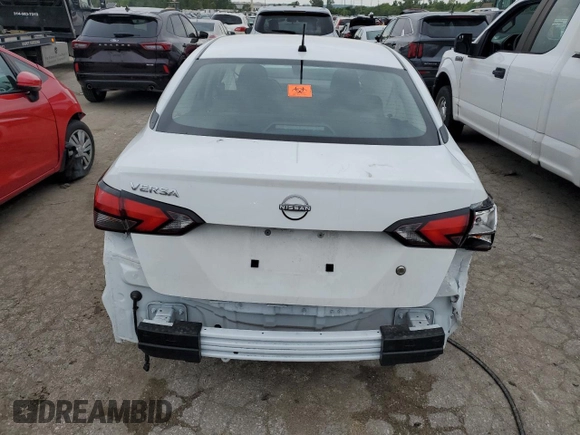 2024 Nissan Versa S with VIN 3N1CN8DV4RL874244, listed as a Copart auction lot 67565994 with 6,761 mi miles and Salvage Title. Bid and sale history available at DreamBid. Image 6.