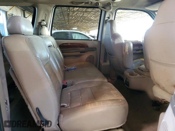 2002 Ford Excursion Limited с VIN 1FMNU43S62ED07804, выставлен на аукционе Copart как лот 46472715 с пробегом 282 929 миль миль и Чистый • Clean title. История ставок и продаж доступна на DreamBid. Изображение 11.