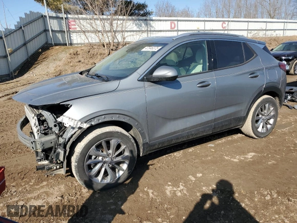 2023 Buick Encore GX Essence with VIN KL4MMFSL4PB121039, listed as a Copart auction lot 47946375 with 28,325 mi miles and Salvage title. Bid and sale history available at DreamBid. Image 1.