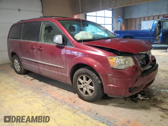 2010 Chrysler Town & Country Touring with VIN 2A4RR5DX8AR360359, listed as a Copart auction lot 42568235 with 0 mi miles and Clean Title. Bid and sale history available at carsss.com. Image 4.