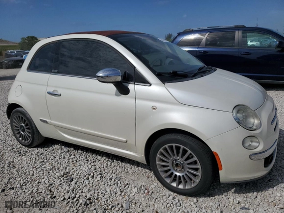 2012 FIAT 500 Gucci with VIN 3C3CFFER2CT213114, listed as a Copart auction lot 50726925 with 64,254 mi miles and Salvage Title. Bid and sale history available at carsss.com. Image 4.