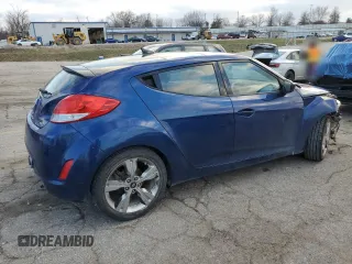 2017 Hyundai Veloster Value Edition with VIN KMHTC6AD0HU320220, listed as a Copart auction lot 85060194 with 115,355 mi miles and Salvage Title. Bid and sale history available at carsss.com. Image 3.