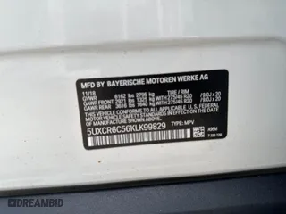 2019 BMW X5 xDrive40i with VIN 5UXCR6C56KLK99829, listed as a IAAI auction lot 41902835 with 165,939 mi miles. Bid and sale history available at carsss.com. Image 9.