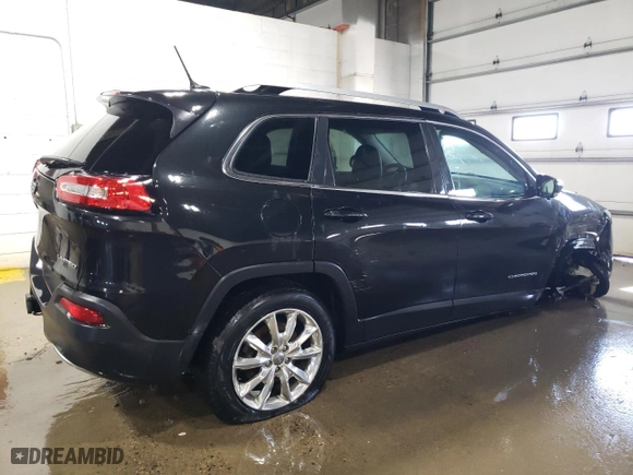 2014 Jeep Cherokee Limited with VIN 1C4PJMDB1EW131845, listed as a Copart auction lot 50368715 with 146,686 mi miles and Salvage Title. Bid and sale history available at carsss.com. Image 3.