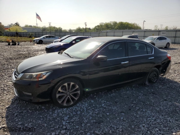 2015 Honda Accord Sedan Sport with VIN 1HGCR2F59FA232019, listed as a Copart auction lot 50682635 with 135,465 mi miles and Salvage Title. Bid and sale history available at carsss.com. Image 1.