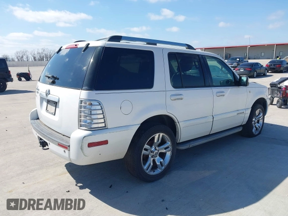 2010 Mercury Mountaineer Premier with VIN 4M2EN3JE7AUJ01320, listed as a IAAI auction lot 41598547 with Not provided miles and . Bid and sale history available at DreamBid. Image 4.