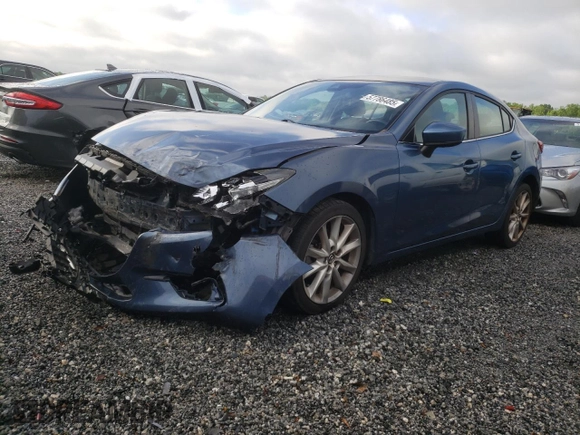 2017 Mazda 3 Touring with VIN 3MZBN1V77HM123452, listed as a Copart auction lot 57786485 with 117,811 mi miles and Salvage title. Bid and sale history available at DreamBid. Image 1.