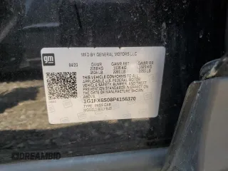 2023 Chevrolet Bolt EV 2LT with VIN 1G1FX6S08P4156370, listed as a Copart auction lot 65542835 with 61,424 mi miles and Non repairable. Bid and sale history available at DreamBid. Image 12.