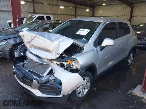 2020 Chevrolet Trax LS with VIN 3GNCJNSBXLL218869, listed as a IAAI auction lot 41654418 with 76,769 mi miles. Bid and sale history available at carsss.com. Image 17.