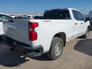 2019 Chevrolet Silverado 1500 Work Truck with VIN 1GCRYAEF2KZ370481, listed as a IAAI auction lot 41594979 with 111,100 mi miles. Bid and sale history available at carsss.com. Image 4.