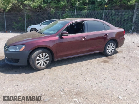 2013 Volkswagen Passat Wolfsburg Edition with VIN 1VWAP7A33DC085208, listed as a IAAI auction lot 42244409 with 164,483 mi miles and . Bid and sale history available at DreamBid. Image 2.