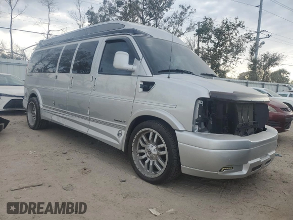 2020 GMC Savana Cargo Van with VIN 1GTW7BFG2L1262154, listed as a Copart auction lot 75292064 with 0 mi miles and Non Repairable. Bid and sale history available at carsss.com. Image 4.