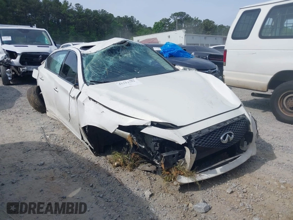 2015 Infiniti Q50 Premium with VIN JN1BV7AP1FM355889, listed as a IAAI auction lot 42212761 with 89,516 mi miles and . Bid and sale history available at DreamBid. Image 1.