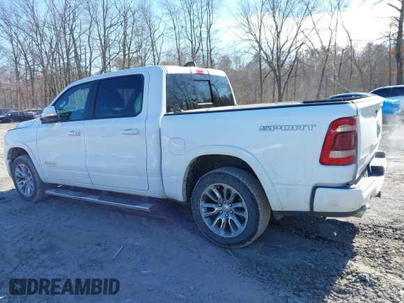 2022 Ram 1500 Laramie with VIN 1C6SRFJTXNN237199, listed as a IAAI auction lot 41705536 with 35,143 mi miles and . Bid and sale history available at DreamBid. Image 14.