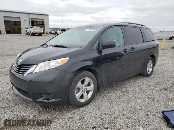 2016 Toyota Sienna LE AAS with VIN 5TDKK3DC7GS706561, listed as a Copart auction lot 51363465 with 107,443 mi miles and Salvage Title. Bid and sale history available at carsss.com. Image 1.