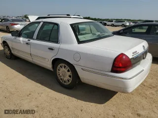 2008 Mercury Grand Marquis GS with VIN 2MEFM74VX8X636076, listed as a Copart auction lot 51483835 with 72,450 mi miles and Salvage Title. Bid and sale history available at carsss.com. Image 2.