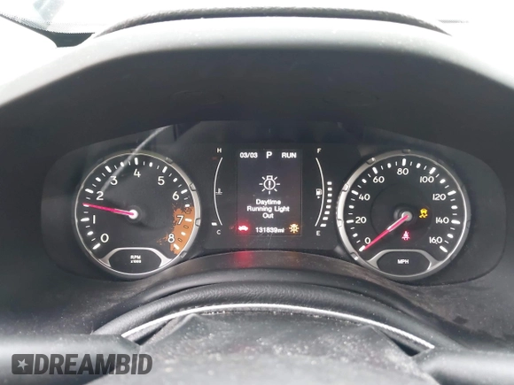 2016 Jeep Renegade Sport with VIN ZACCJBATXGPC85695, listed as a IAAI auction lot 42010070 with 131,839 mi miles. Bid and sale history available at carsss.com. Image 7.