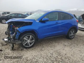 2021 Honda HR-V EX with VIN 3CZRU6H52MM744470, listed as a Copart auction lot 50653725 with 91,615 mi miles and Salvage Title. Bid and sale history available at carsss.com. Image 1.