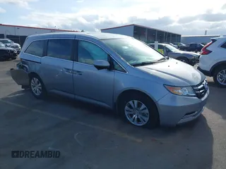 2017 Honda Odyssey EX-L with VIN 5FNRL5H64HB017661, listed as a IAAI auction lot 41719447 with 99,895 mi miles and . Bid and sale history available at DreamBid. Image 1.