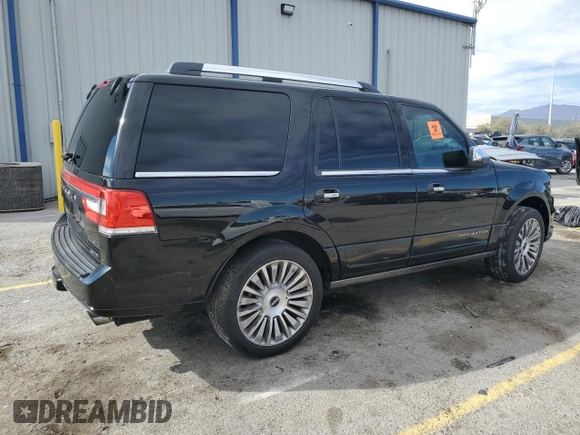 2015 Lincoln Navigator with VIN 5LMJJ2HT4FEJ14227, listed as a Copart auction lot 45225485 with 84,733 mi miles and Salvage title. Bid and sale history available at DreamBid. Image 3.