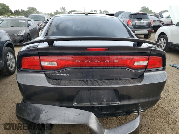 2014 Dodge Charger SXT with VIN 2C3CDXHG4EH334549, listed as a Copart auction lot 63963874 with 169,246 mi miles and Salvage Title. Bid and sale history available at carsss.com. Image 6.