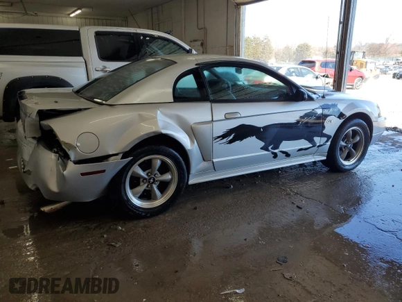 2001 Ford Mustang GT Deluxe with VIN 1FAFP42X91F185242, listed as a Copart auction lot 49330035 with 90,456 mi miles and Salvage Title. Bid and sale history available at carsss.com. Image 3.