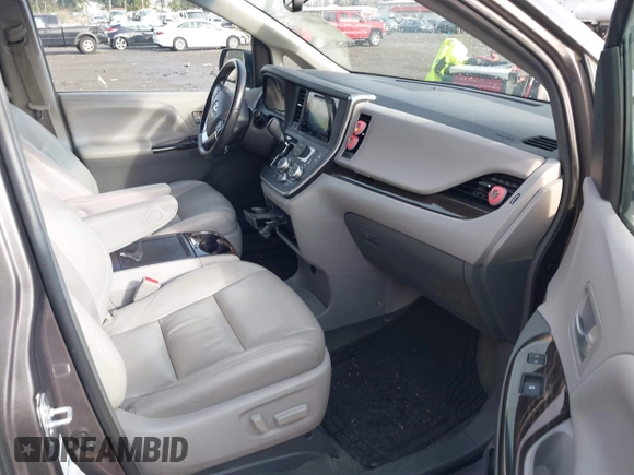 2015 Toyota Sienna Ltd with VIN 5TDDK3DC3FS124321, listed as a IAAI auction lot 41603367 with 120,922 mi miles. Bid and sale history available at carsss.com. Image 5.