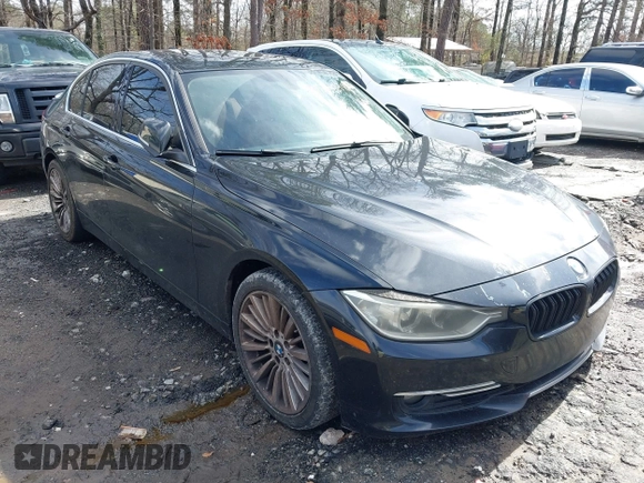 2013 BMW 3 Series 328i with VIN WBA3C1G50DNR49064, listed as a IAAI auction lot 41584598 with 179,034 mi miles. Bid and sale history available at carsss.com. Image 1.