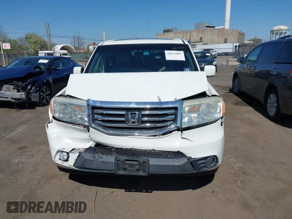 2013 Honda Pilot EX-L with VIN 5FNYF4H5XDB075692, listed as a IAAI auction lot 42073807 with 154,824 mi miles and . Bid and sale history available at carsss.com. Image 12.