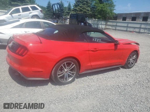 2016 Ford Mustang EcoBoost Premium with VIN 1FATP8UH1G5292803, listed as a Copart auction lot 62628745 with 58,664 mi miles and Salvage title. Bid and sale history available at DreamBid. Image 3.