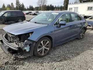 2015 Subaru Legacy 2.5i Limited with VIN 4S3BNAN64F3073554, listed as a Copart auction lot 52445745 with 107,302 mi miles and Salvage Title. Bid and sale history available at carsss.com. Image 1.