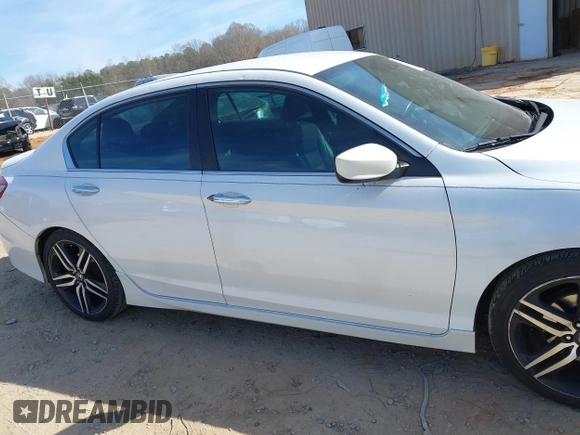 2016 Honda Accord Sport with VIN 1HGCR2F54GA046664, listed as a IAAI auction lot 41411966 with 201,046 mi miles and . Bid and sale history available at DreamBid. Image 13.