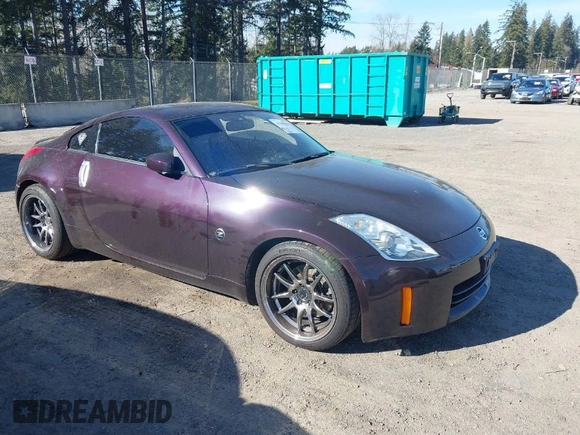 2008 Nissan 350Z with VIN JN1BZ34D98M701978, listed as a IAAI auction lot 41705506 with 114,301 mi miles. Bid and sale history available at carsss.com. Image 1.