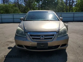2005 Honda Odyssey EX-L with VIN 5FNRL38735B040552, listed as a Copart auction lot 57435355 with 183,768 mi miles and Salvage title. Bid and sale history available at DreamBid. Image 5.