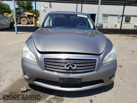 2013 Infiniti M with VIN JN1BY1AP2DM511973, listed as a Copart auction lot 55351815 with 126,888 mi miles and Salvage title. Bid and sale history available at DreamBid. Image 5.
