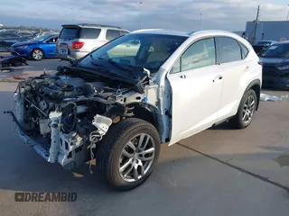 2015 Lexus NX 200t with VIN JTJYARBZ4F2017376, listed as a IAAI auction lot 41058612 with 55,471 mi miles. Bid and sale history available at carsss.com. Image 2.