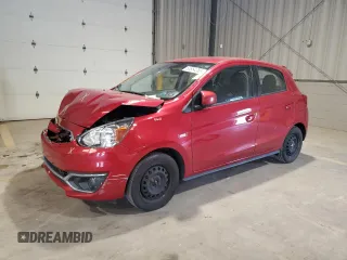 2020 Mitsubishi Mirage ES with VIN ML32A3HJ0LH000304, listed as a Copart auction lot 63854285 with 37,514 mi miles and Salvage title. Bid and sale history available at DreamBid. Image 1.