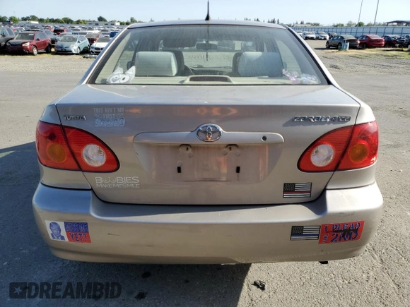 2003 Toyota Corolla CE with VIN 1NXBR32E13Z016340, listed as a Copart auction lot 53853745 with 149,510 mi miles and Salvage Title. Bid and sale history available at DreamBid. Image 6.