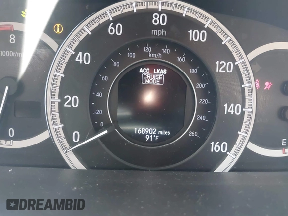 2017 Honda Accord Touring with VIN 1HGCR3F98HA015928, listed as a IAAI auction lot 42553437 with 168,902 mi miles and . Bid and sale history available at DreamBid. Image 15.