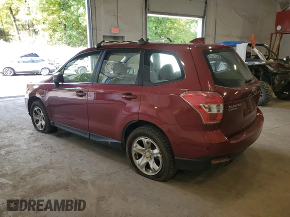 2016 Subaru Forester 2.5i with VIN JF2SJAAC0GG502059, listed as a Copart auction lot 73377624 with 70,928 mi miles and Salvage title. Bid and sale history available at DreamBid. Image 2.